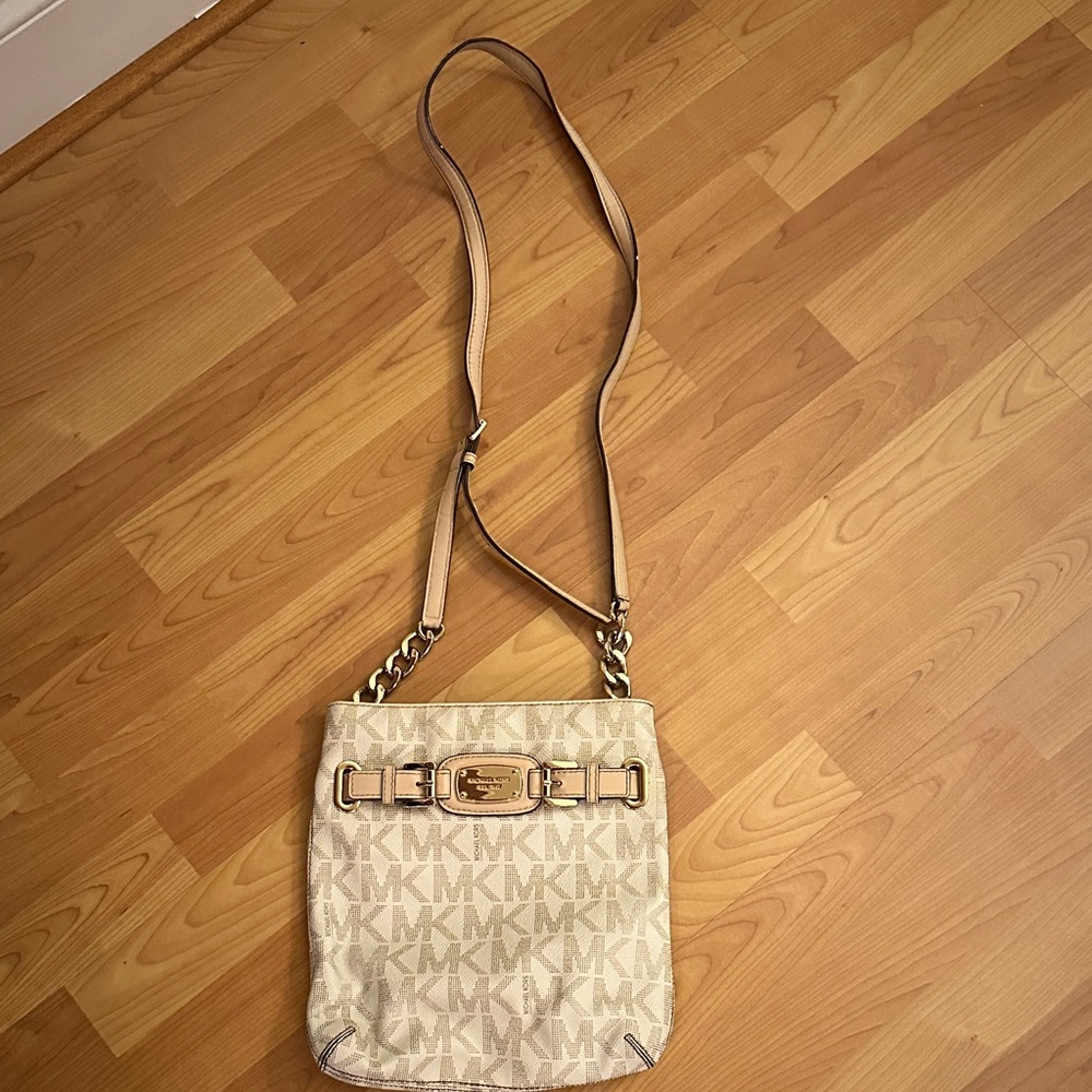 Michael Kors Beige Crossbody Bag